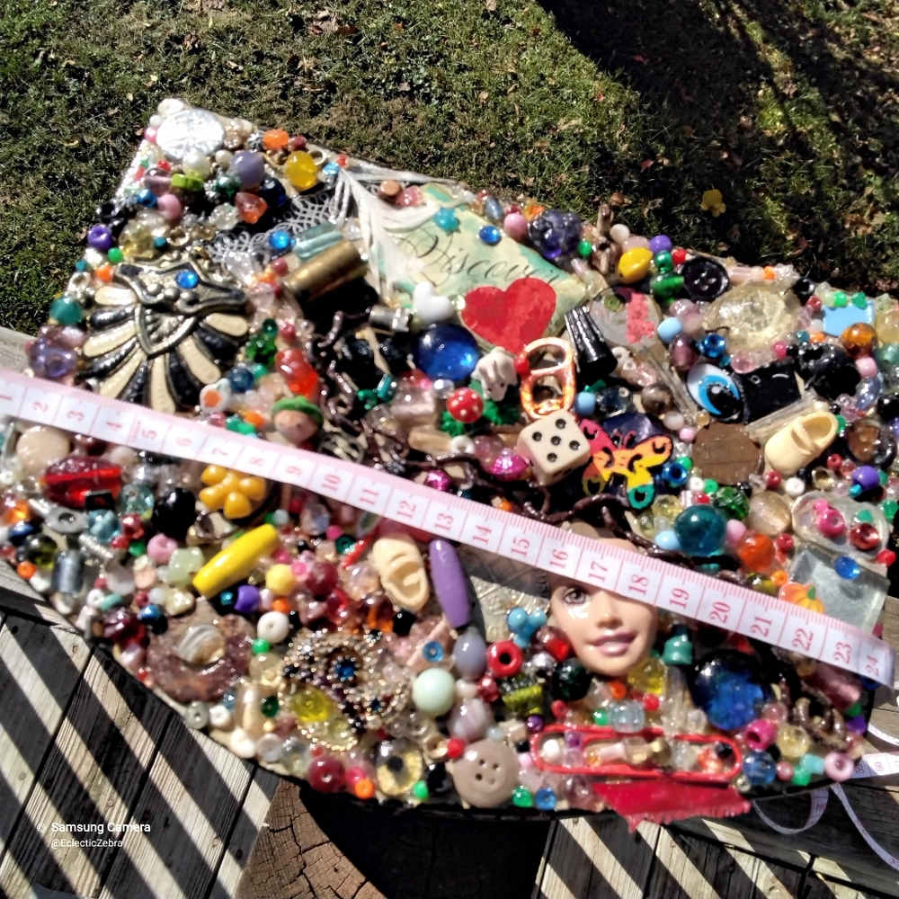 ALTERED ART JEWELRY BOX with 4 drawers - Picture 15 of 16